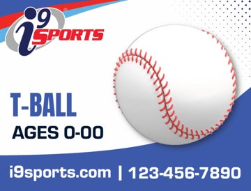 Picture of T-Ball Icon Road Sign