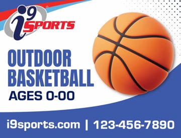 Picture of Outdoor Basketball Icon Road Sign