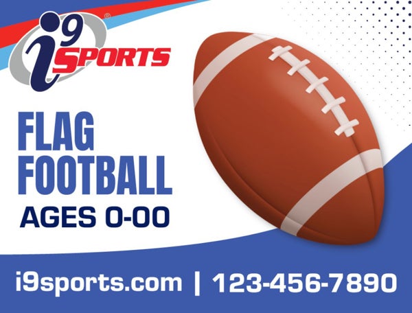 Picture of Flag Football Icon Road Sign