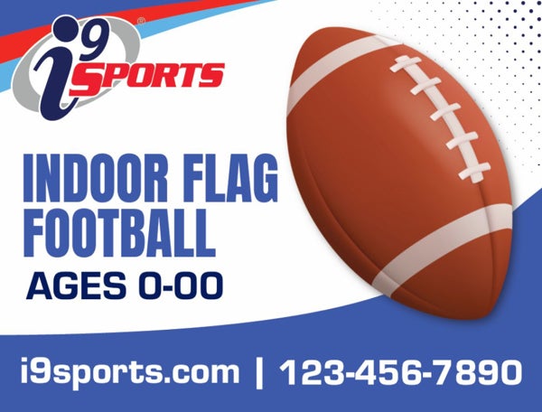 Picture of Indoor Flag Football Icon Road Sign