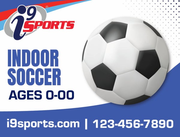 Picture of Indoor Soccer Icon Road Sign