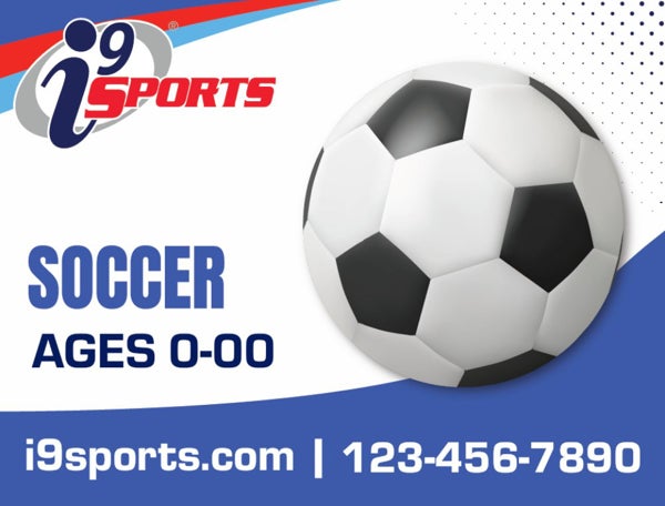 Picture of Soccer Icon Road Sign