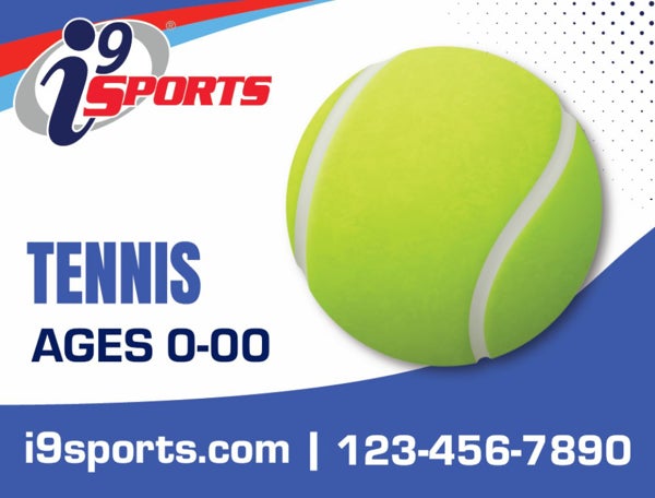 Picture of Tennis Icon Road Sign