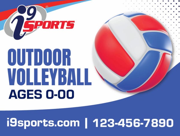 Picture of Outdoor Volleyball Icon Road Sign