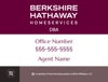 Picture of DBA, Office Number, and Agent Name - White Background - 18" x 24"