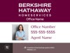 Picture of DBA, Office Number, Agent Name, and Agent Photo -  White Background - 18" x 24"