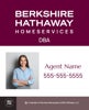 Picture of DBA, Office Number, Agent Name, Agent Phone #, and Agent Photo - White Back - 30" x 24"