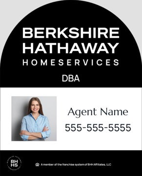 Picture of DBA, Office Number, Agent Name, Agent Phone #, and Agent Photo - Black and White