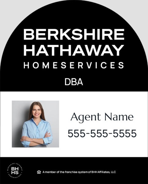 Picture of DBA, Office Number, Agent Name, Agent Phone #, and Agent Photo - Black and White