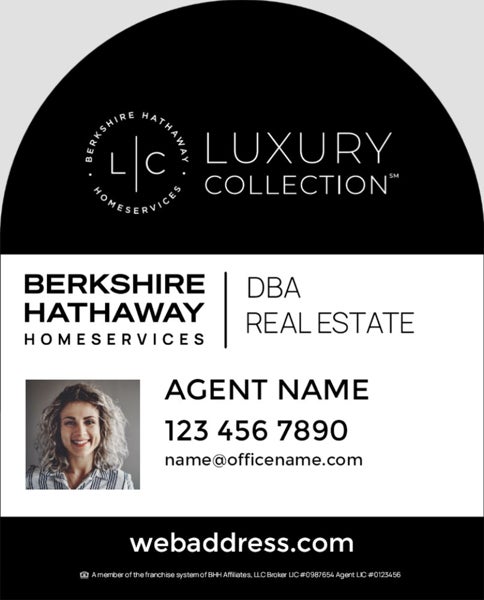 Picture of Yard Sign Dome - Photo - Black - 30 x 24