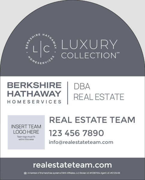 Picture of Yard Sign Dome - Photo Cutout - Dark - 30 x 24