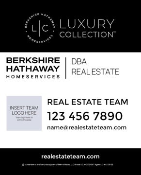 Picture of Yard Sign - Team - Black - 30 x 24