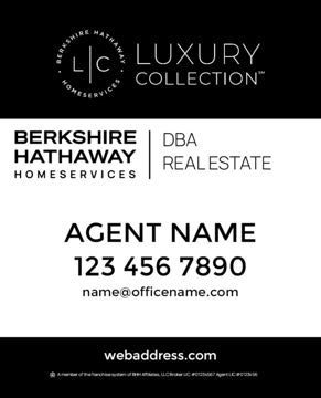 Picture of Yard Sign - Text - Black - 30 x 24