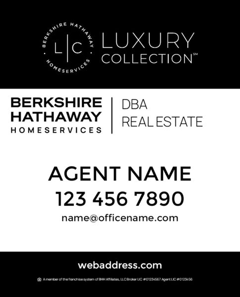 Picture of Yard Sign - Text - Black - 30 x 24