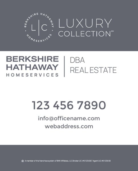 Picture of Yard Sign - Company - Dark - 30 x 24