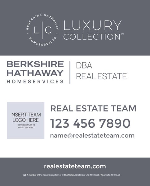 Picture of Yard Sign - Team - Dark - 30 x 24