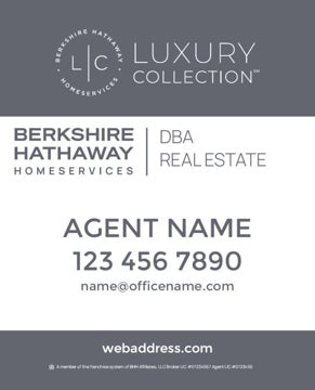 Picture of Yard Sign - Text - Dark - 30 x 24