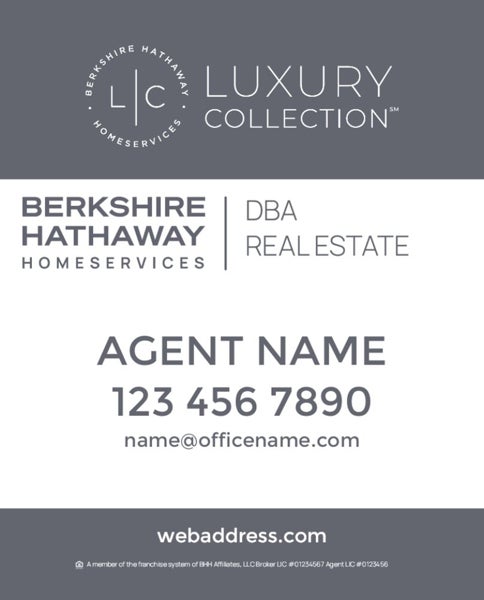 Picture of Yard Sign - Text - Dark - 30 x 24