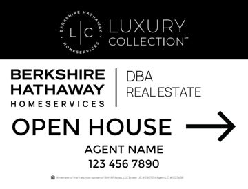 Picture of Open House - Black - 18 x 24