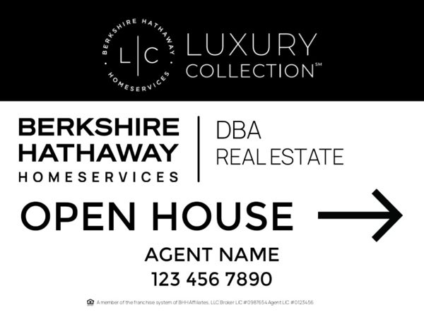 Picture of Open House - Black - 18 x 24