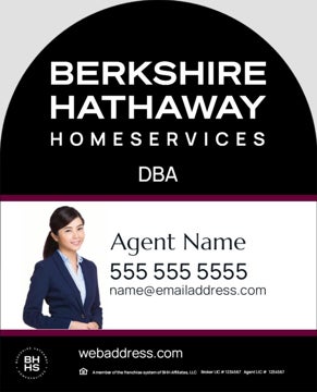 Picture of Black and Cabernet Dome 1 Line Photo Cutout - 30x24