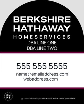 Picture of Black and Cabernet Dome 2 Line Company - 30x24