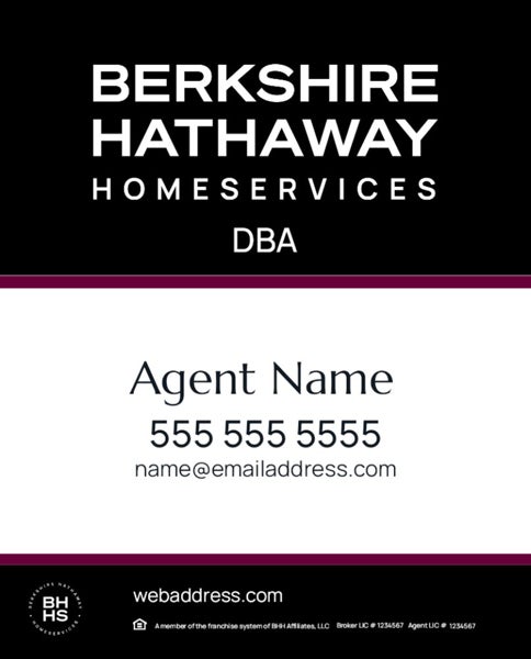 Picture of Black and Cabernet 1 Line Text - 30x24