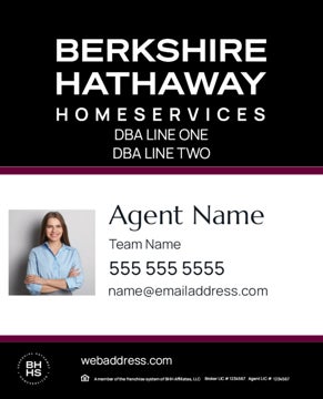 Picture of Black and Cabernet 2 Line Photo - 30x24