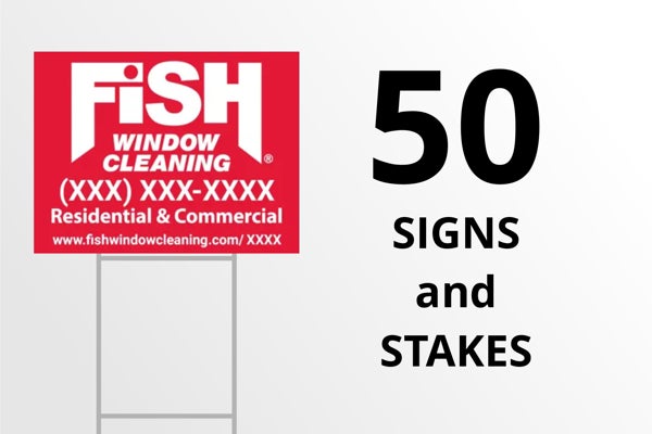 Picture of NEW FRANCHISEE SIGN BUNDLE - 18" x 24" Signs and Stakes (Bundles of 50)