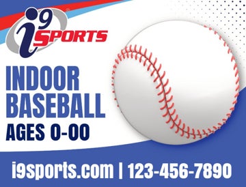 Picture of Indoor Baseball Icon Road Sign