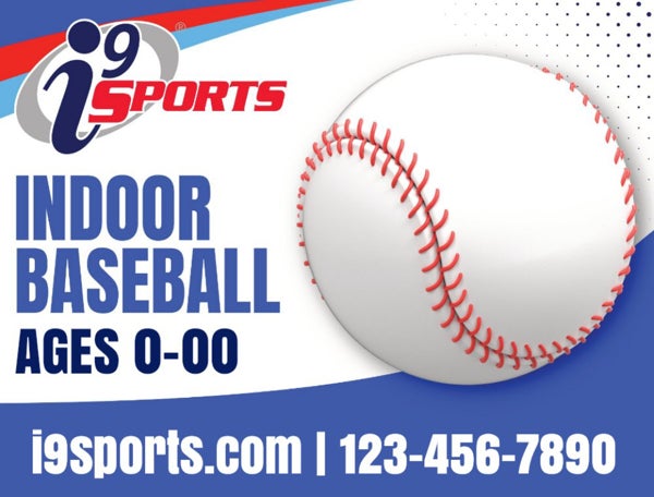 Picture of Indoor Baseball Icon Road Sign