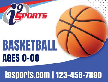 Picture of Basketball Icon Road Sign