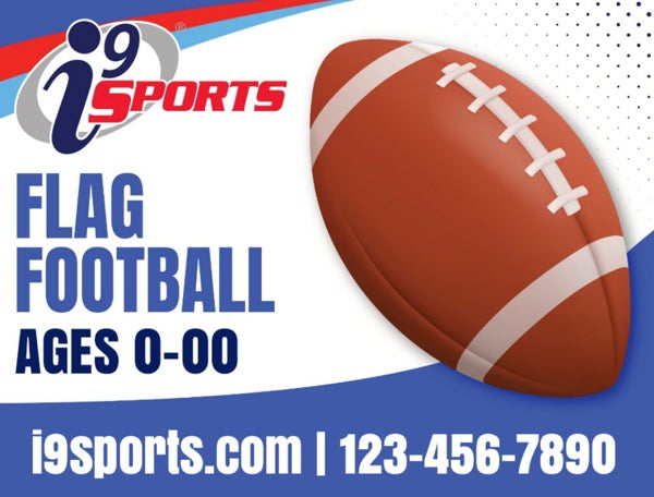 Picture of Flag Football Icon Road Sign