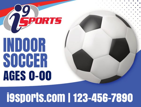 Picture of Indoor Soccer Icon Road Sign