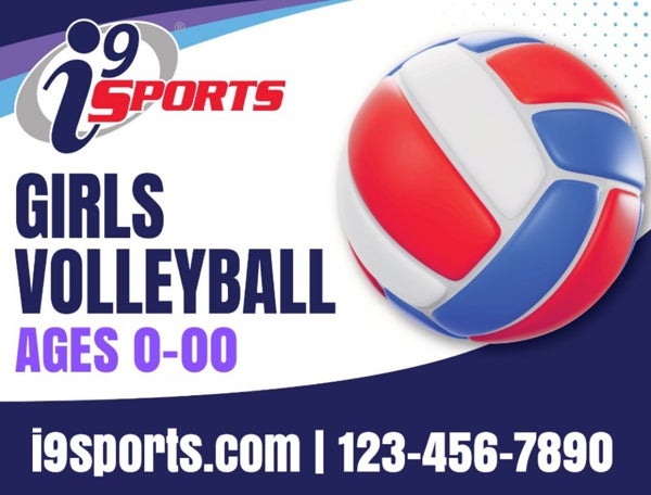 Picture of Girls Volleyball Icon Road Sign