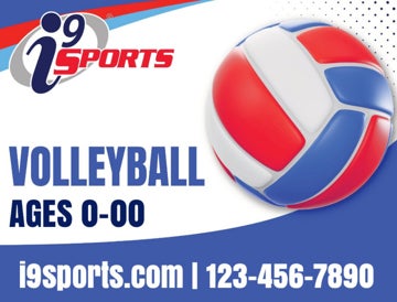 Picture of Volleyball Icon Road Sign