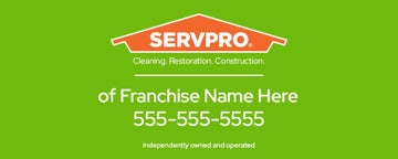Picture of SERVPRO Vinyl Banner Green