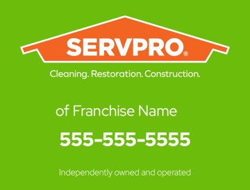 Picture of SERVPRO Yard Sign - Green