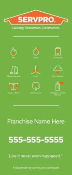 Picture of Green Icons Retractable Banners