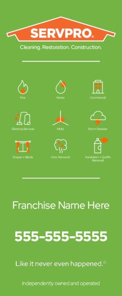 Picture of Green Icons Retractable Banners