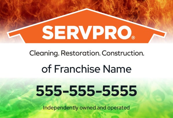 Picture of SERVPRO Magnet - Image Background