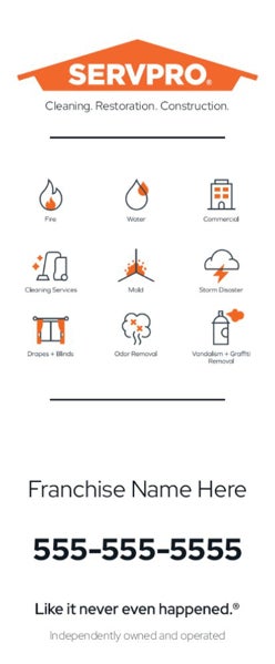 Picture of White Icons Retractable Banners