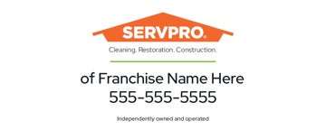 Picture of SERVPRO Vinyl Banner White