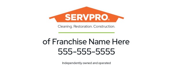 Picture of SERVPRO Vinyl Banner White