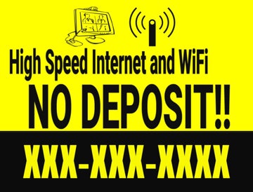 Picture of 18" x 24" Yard Sign - No Deposit 2