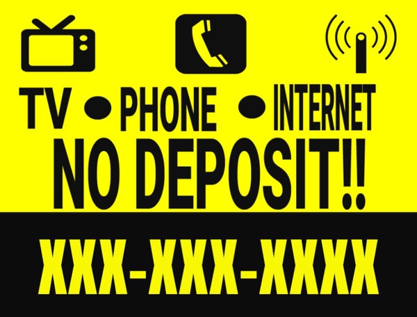 Picture of 18" x 24" Yard Sign - No Deposit 1