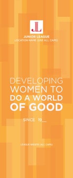 Picture of Custom Tagline Retractable Banner - 78" x 33" -  Gold