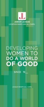 Picture of Custom Tagline Retractable Banner - 78" x 33" -  Green