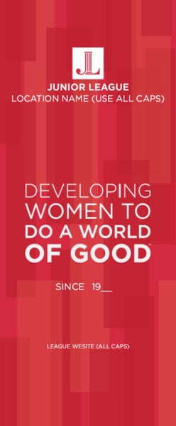 Picture of Custom Tagline Retractable Banner - 78" x 33" -  Red