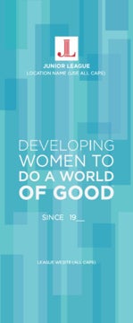 Picture of Custom Tagline Retractable Banner - 78" x 33" - Turquoise